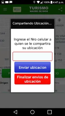 Turismo Madre de Dios Pasajero android App screenshot 0